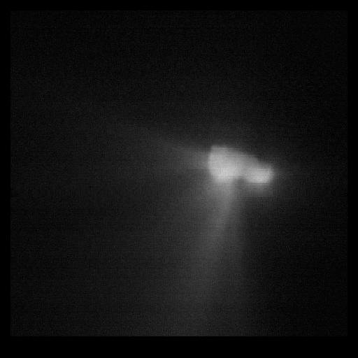 Le noyau de la comète Halley pris par la sonde Vega 2
