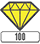 100 cristaux
