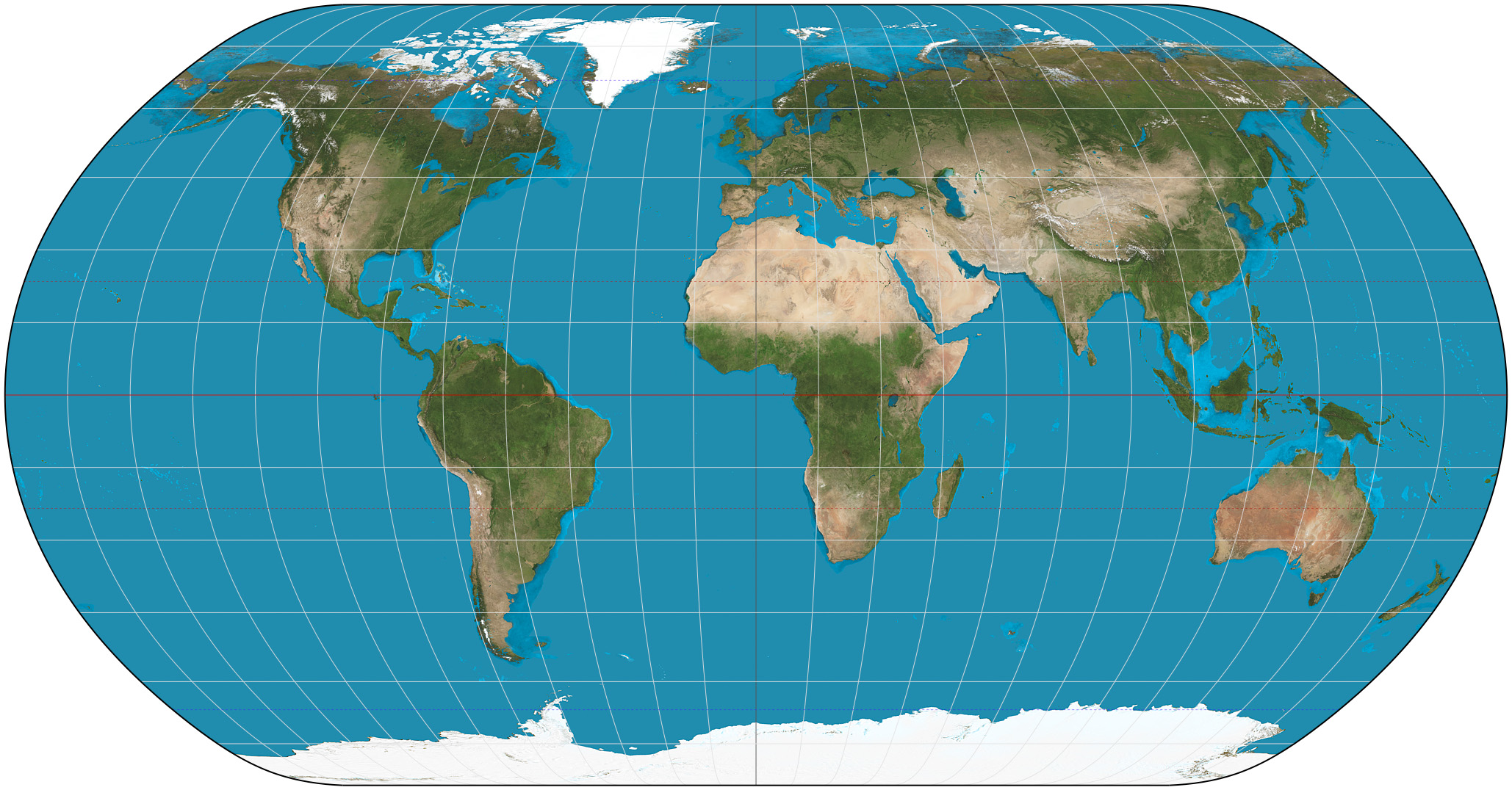 Projection Natural Earth