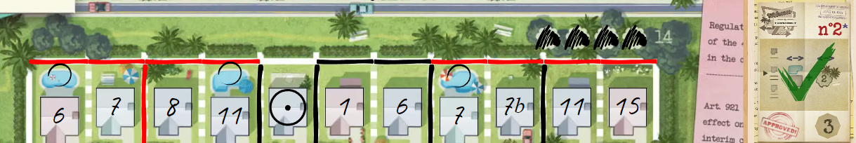 Exemple rond-point avec objectif parcs/piscines