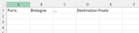 Résultat exemple utilisation fonction Array.