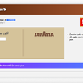 Capture d'écran de l'interface Coffee Network