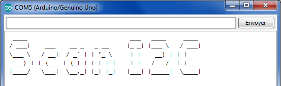 Banniere en code ASCII du scanner I2C