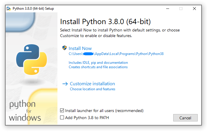 Installation de Python