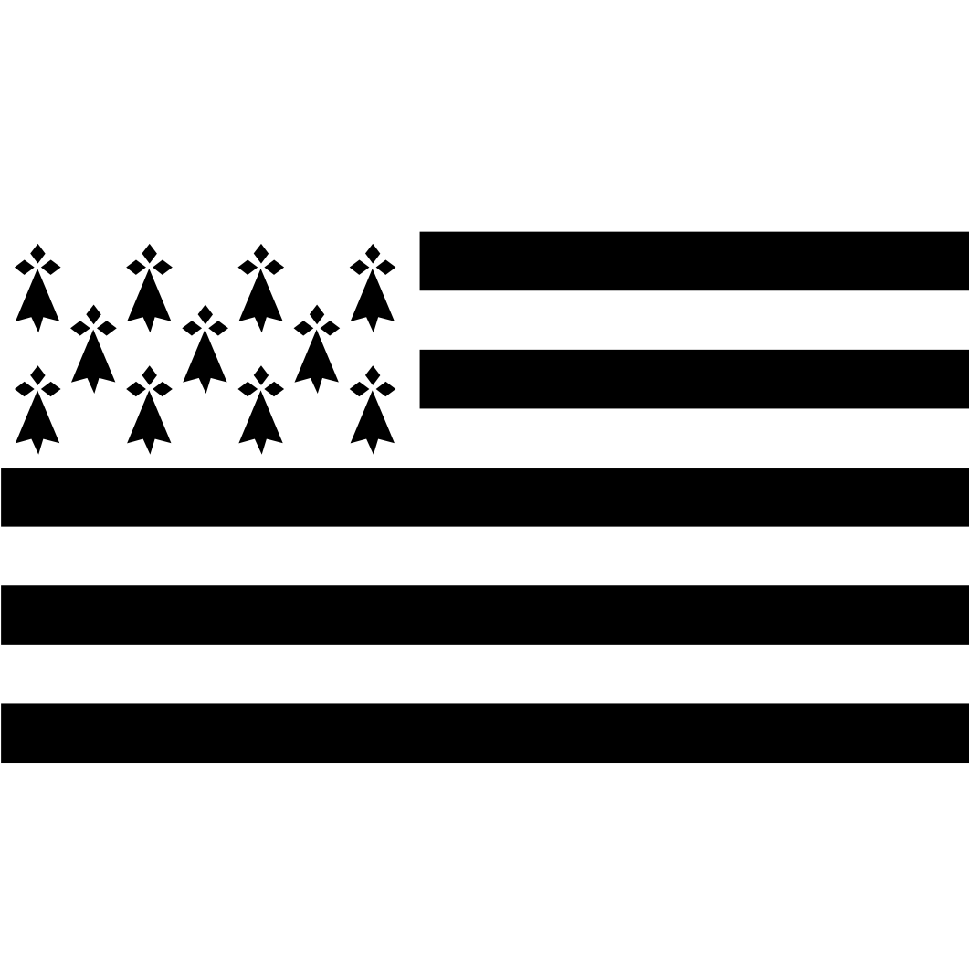 Флаг с черными полосками. Флаг Бретани. Флаг Бретани Франция. Полосатый флаг. Флаг чёрно белый в полоску.