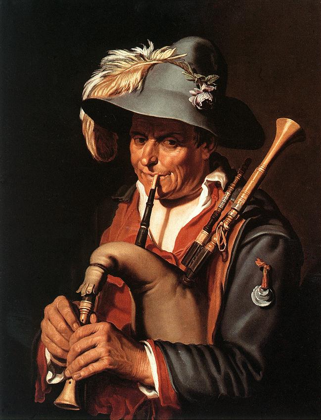 *Le joueur de cornemuse*, tableau de Jacob Jordaens (source : wikipédia)