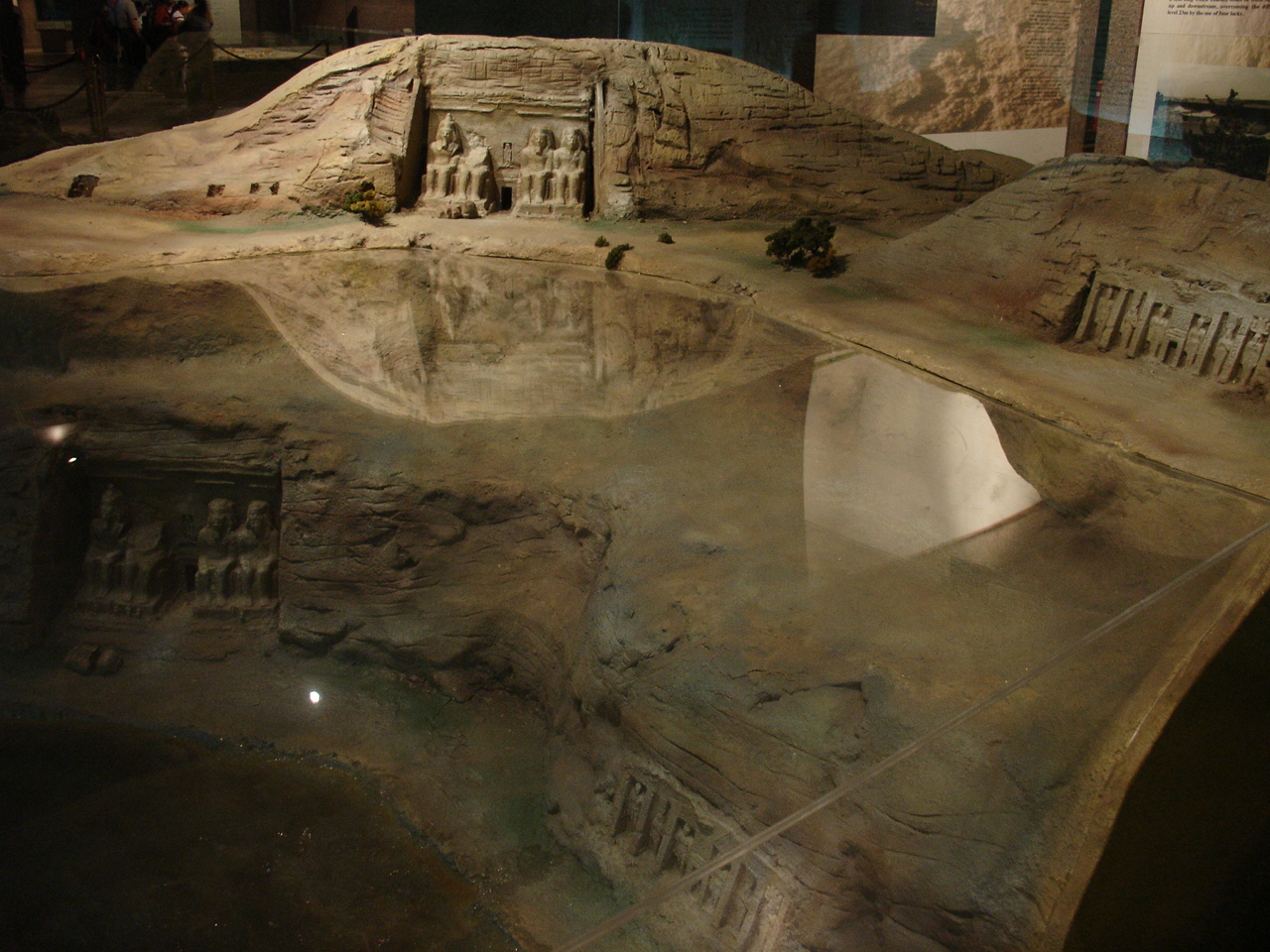 Temples d'Abou Simbel : avant et après