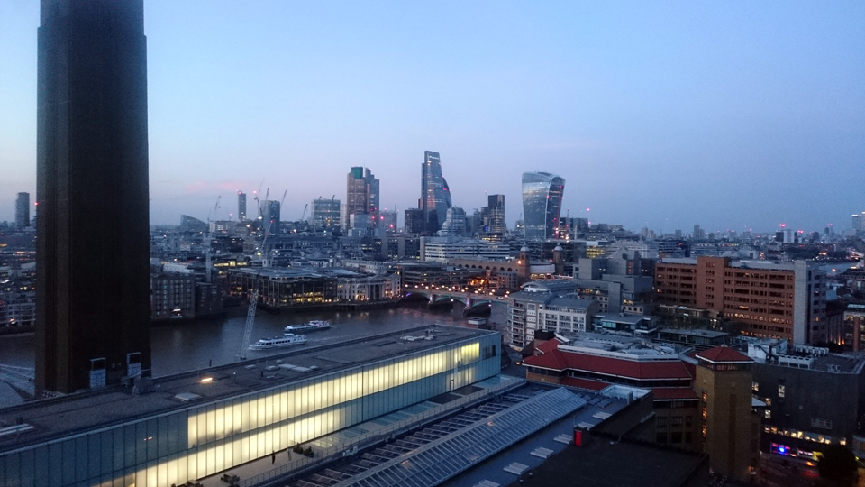 Londres, point de vue de la tour Tate Modern