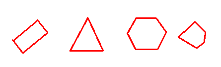 Quelques polygones convexes.