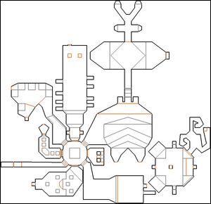 Le stage de Doom avec sa boite englobante.