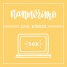 Logo de J’ai remporté le NaNoWriMo 2018 !