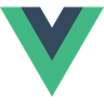 Logo de Vue.js, TypeScript et données