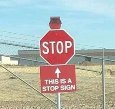 this is a stop sign