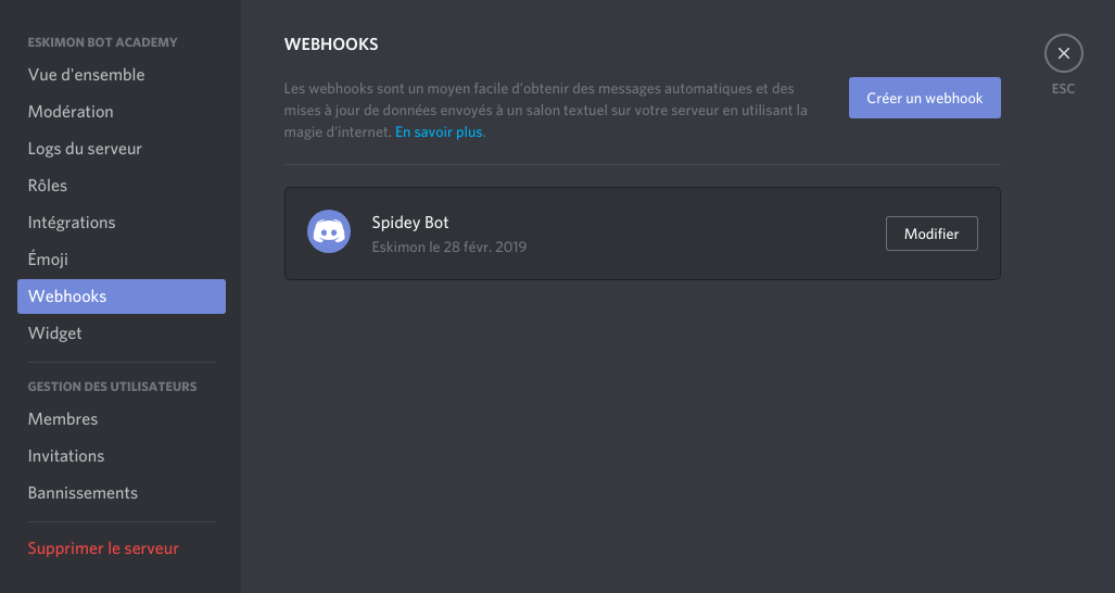 Faire Un Bot Discord Simple Avec Les Webhooks Tutoriels Zeste